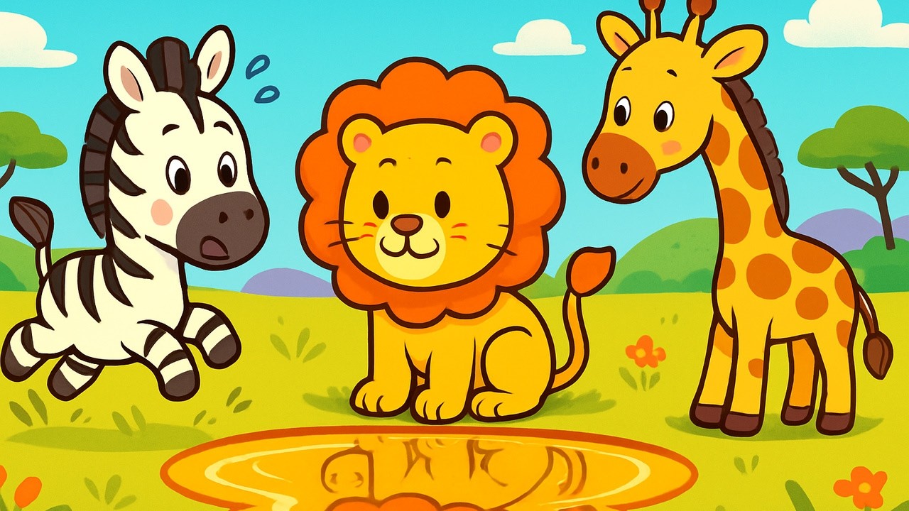 La zebra e le sue avventure nella savana 🦓🎶