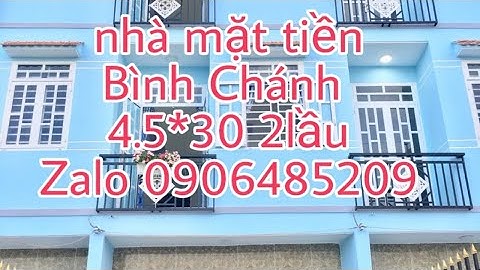 Bán nhà Bình Chánh Mặt tiền Đinh Đức Thiện 4.5x30m  SHR chính chủ  LH 0906485209