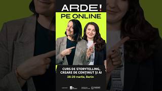 Pe 28-29 martie, la Berlin, participă la CURS INTENSIV DE CREARE DE CONȚINUT, AI ȘI STORYTELLING