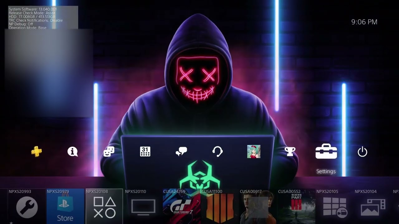 PS4 13.04 Online Debug Settings | No GoldHEN/No Jailbreak (DevKit)