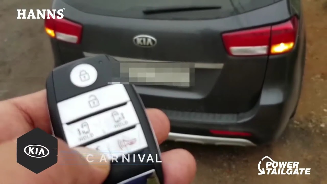 Kia Carnival Power Tailgate (video A) YouTube