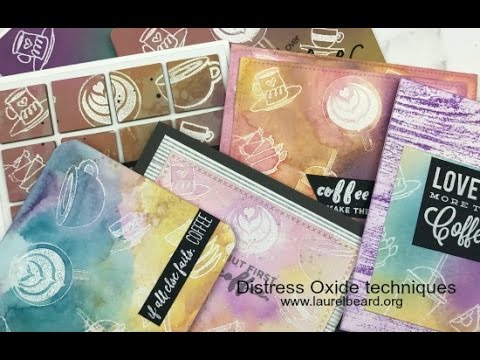 DISTRESS OXIDES TECHNIQUES AND WHAT MAKES THEM UNIQUE - YouTube
