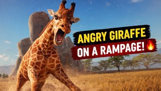 🦒I Became an Angry Giraffe and Caused Chaos[savannah life] screenshot 1