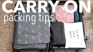 Top Packing Tips + Best Carry On Luggage | FLIGHT ATTENDANT LIFE
