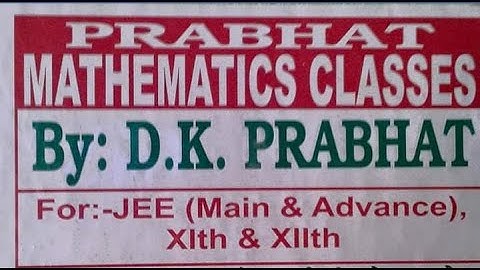 TWO-DIMENSIONAL COORDINATE GEOMETRY  PART-01  FOR -B.Sc. BY D.K.PRABHAT SIR