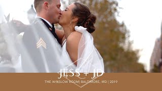 Gorgeous Baltimore wedding next to M&T Bank Stadium!! | The Winslow Room Wedding