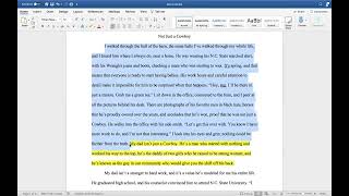 Profile Essay Feedback - Spring 2024