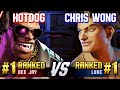 SF6 ▰ HOTDOG29 (#1 Ranked Dee Jay) vs CHRIS WONG (#1 Ranked Luke) ▰ High Level Gameplay