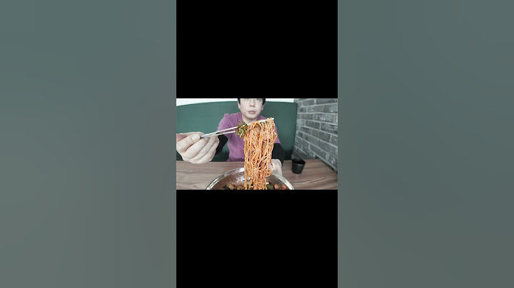 국수를 사랑한 남자의 비빔국수 #asmr #mukbang #eating #shorts