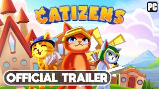 Catizens - Official Trailer (New Colony Management Simulation Game)