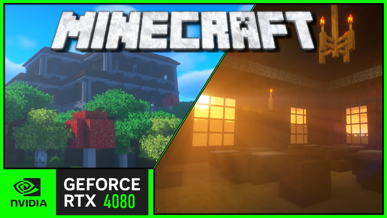 Amazing Graphics - Exploring Woodland Mansion Minecraft RTX 4080 - YouTube