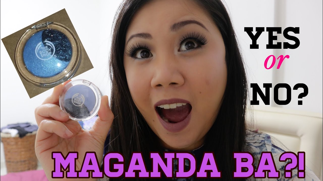 THE BODYSHOP BAKED EYESHADOW SAPPHIRE REVIEW | Vlog 10