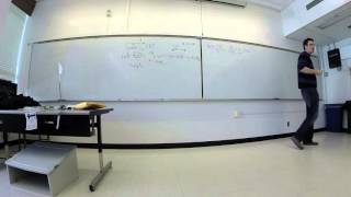 Physics 121 Lecture - 3/15/16 - Part 1
