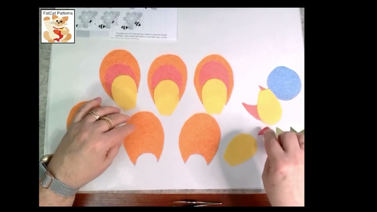 FatCat Patterns "Bee Happy" July