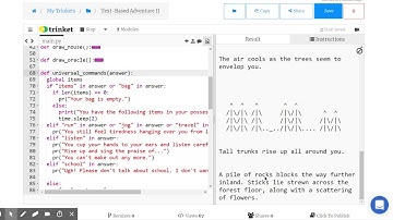 Text Adventure Game - Universal Commands