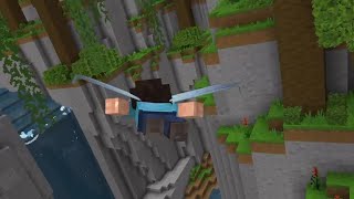 A Minecraft movie DLC part 2 Elytra Chase