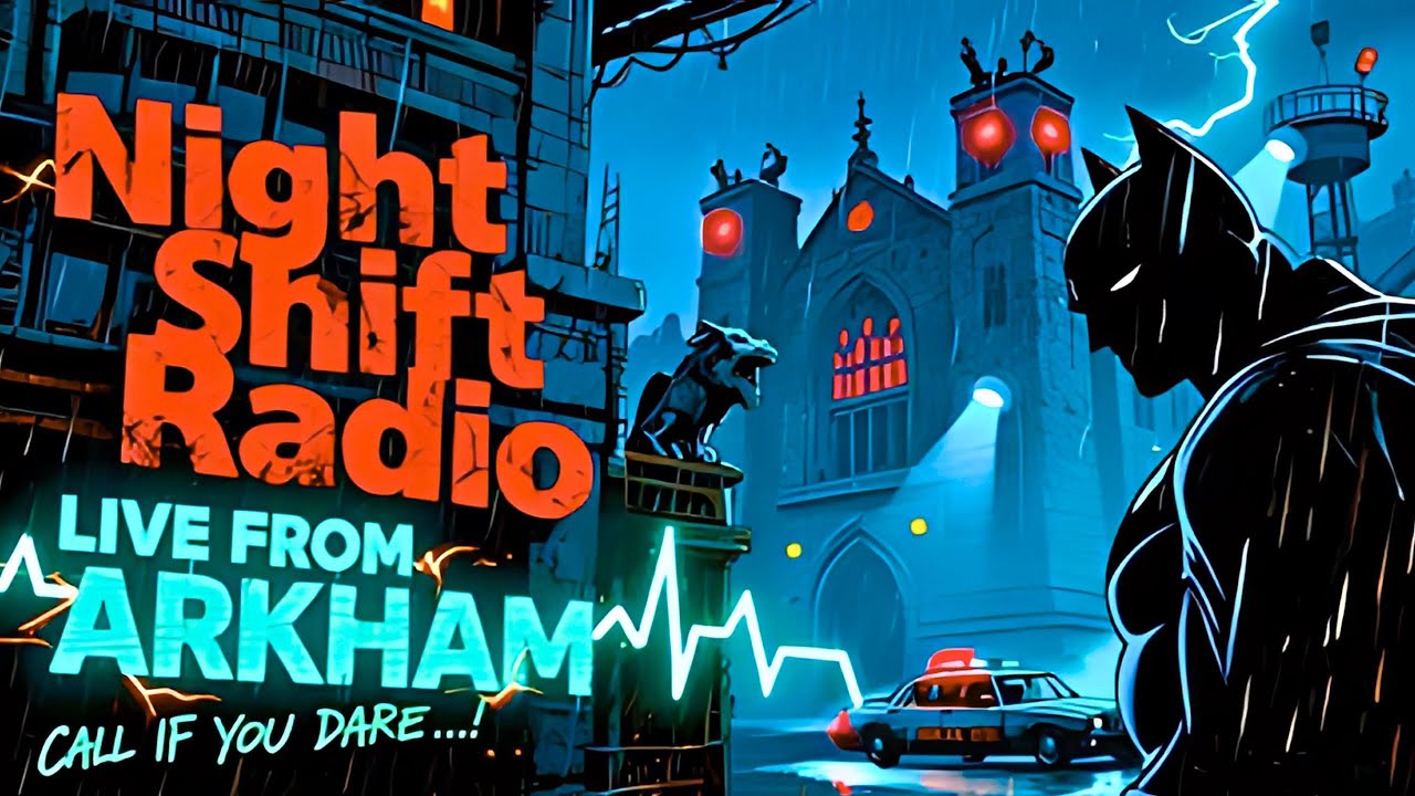 Night Shift Radio | Arkham City Midnight Broadcast – Gotham’s Forbidden Transmission for Deep Sleep