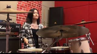 Enter Sandman - Metallica Drum Cover By Priscilla Andriany
