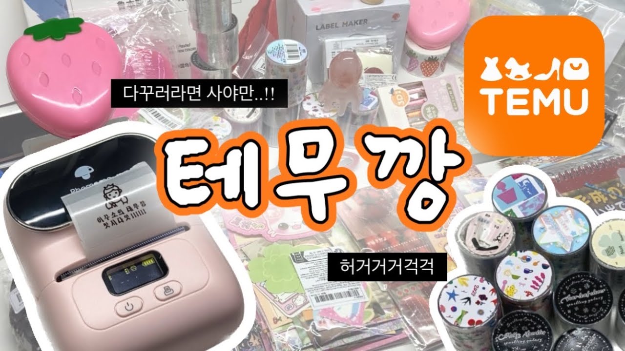 성공적인 테무깡…..💻✏️🍓20만원어치