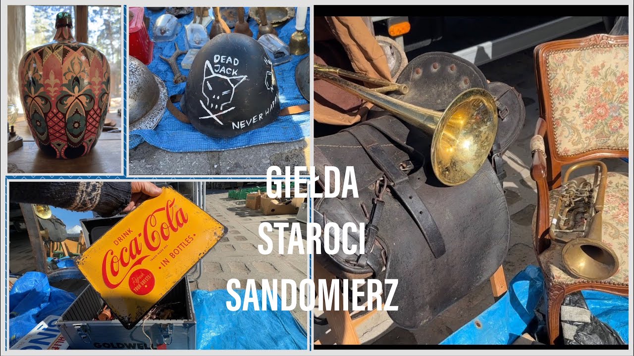 Giełda staroci Sandomierz 18 marca 2023. Wiosna na pchlim targu obudziła wszystkich @junkforfun