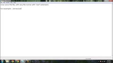 How to crash Windows machine with command prompt.