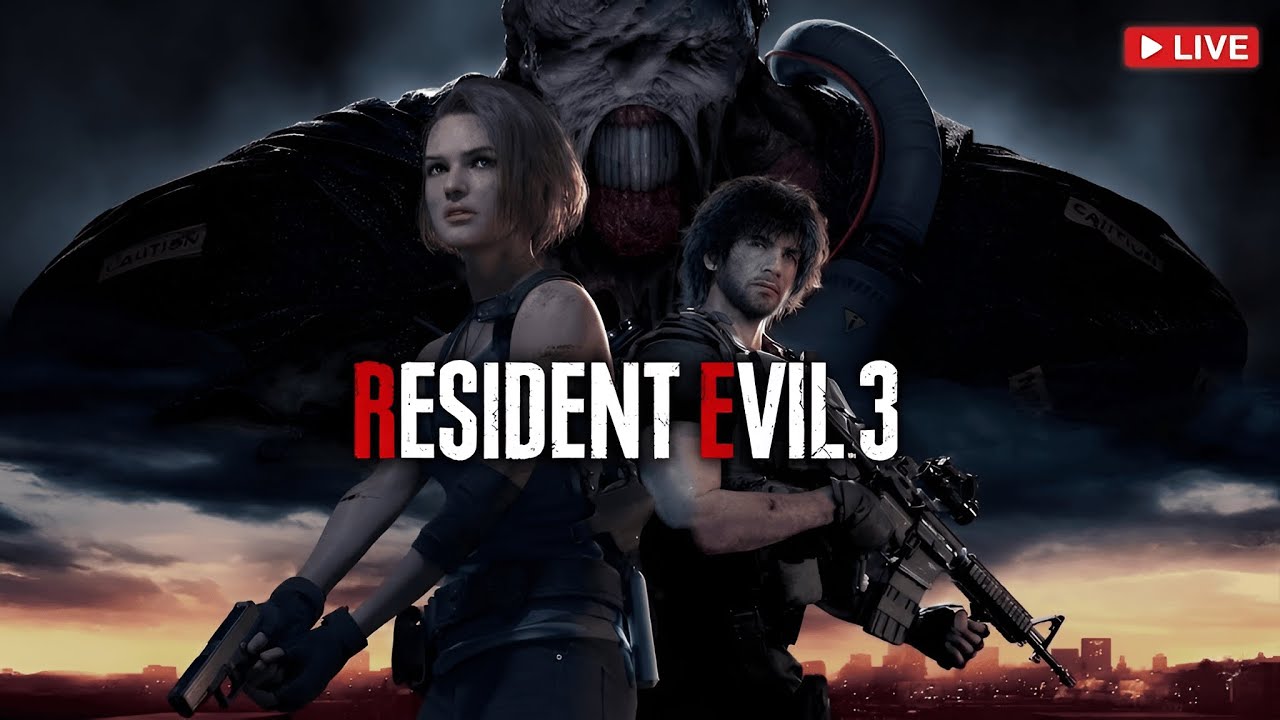 RESIDENT EVIL 3 REMAKE LIVE 🔴 | Nemesis Is Hunting Me! | First Live Playthrough