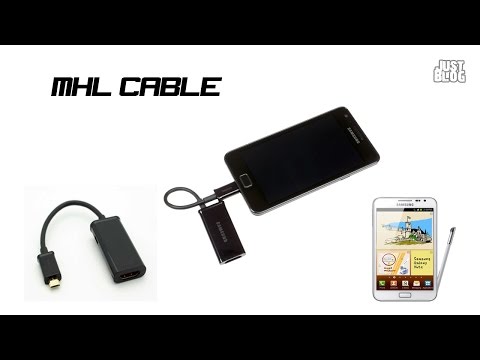 MHL micro USB to HDMI adapter cable phone to TV/подключаем телефон к телевизору