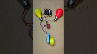 Powering Two LED Light and Two Bike Fog Light With Metal Gear Motor • DC Motor #dcmotor #tech #short