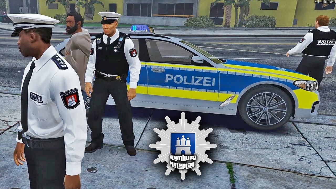 GTA 5 Roleplay Deutsche Polizei ★ SuffFahrer HamburgRoleplay