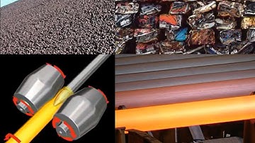 Production of seamless steel tubes: from Ore & Scrap to Final Product
