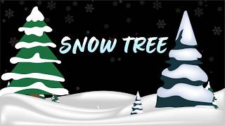 Snow Tree Illustration Tutorial in Adobe Illustrator | Easy Winter Background Design screenshot 2