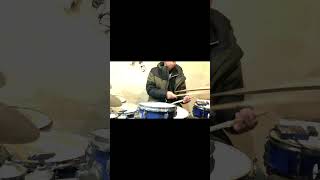 #ドラム叩いてみた 小口径のから22インチのベードラに変えた🤔　チューニングとか合わせてないけどね。 木下佳典