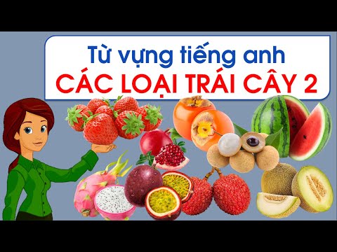 Video Từ vựng tiếng anh các loại trái cây MỚI, bằng song ngữ... - YouTube
