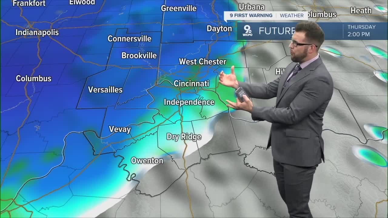 Timing out Cincinnati's first snow of the winter - YouTube