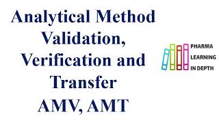 Analytical Method Validation, Verification and Transfer AMV AMT