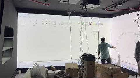 Multi screen finger touch no frame laser touch sensor immersive experience wall interactive