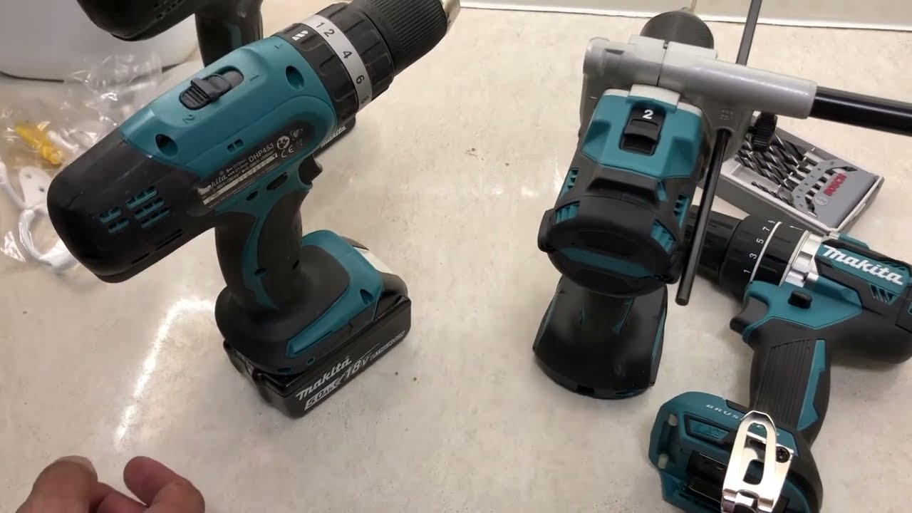 Makita LXT drills review. This is how I chose mine. DHP453, DHP484, DHP486  and HP457D - YouTube