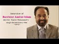 Interview of barrister amirul islam shot for  tanvir mokammels megadocumentary film 1971