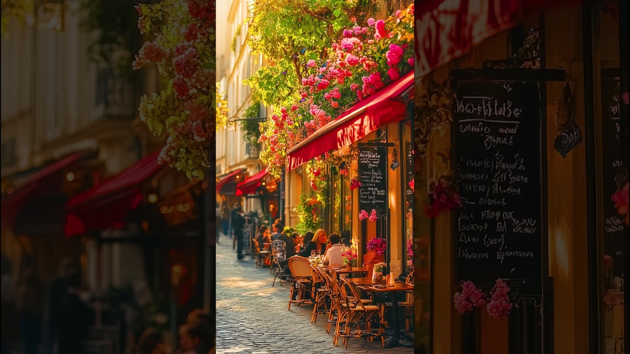 Springtime Jazz Café Ambience | Relaxing Background Jazz for Spring