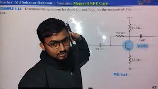 Collector feedback configuration Bias BJT Math