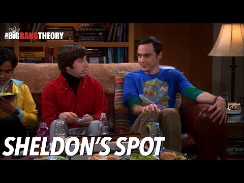 Don't Mess With Sheldon's Spot! | The Big Bang Theory