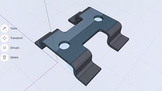 Shapr3D Modeling Bracket