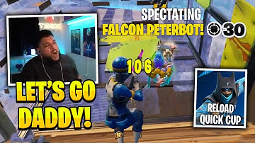 Faxuty AMAZED When Spectating PeterBot INSANE Clutch in Reload Quick Cup