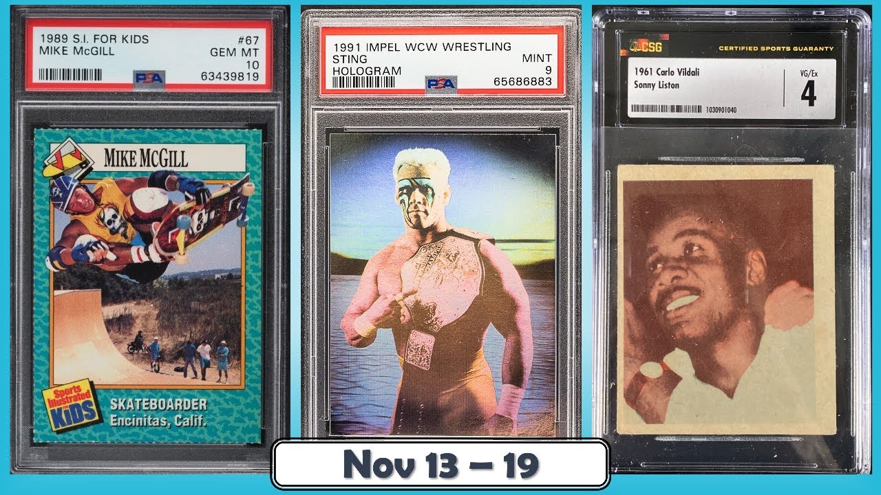 TOP 10 Highest Selling Vintage "Other Sports" Cards on eBay Nov 6