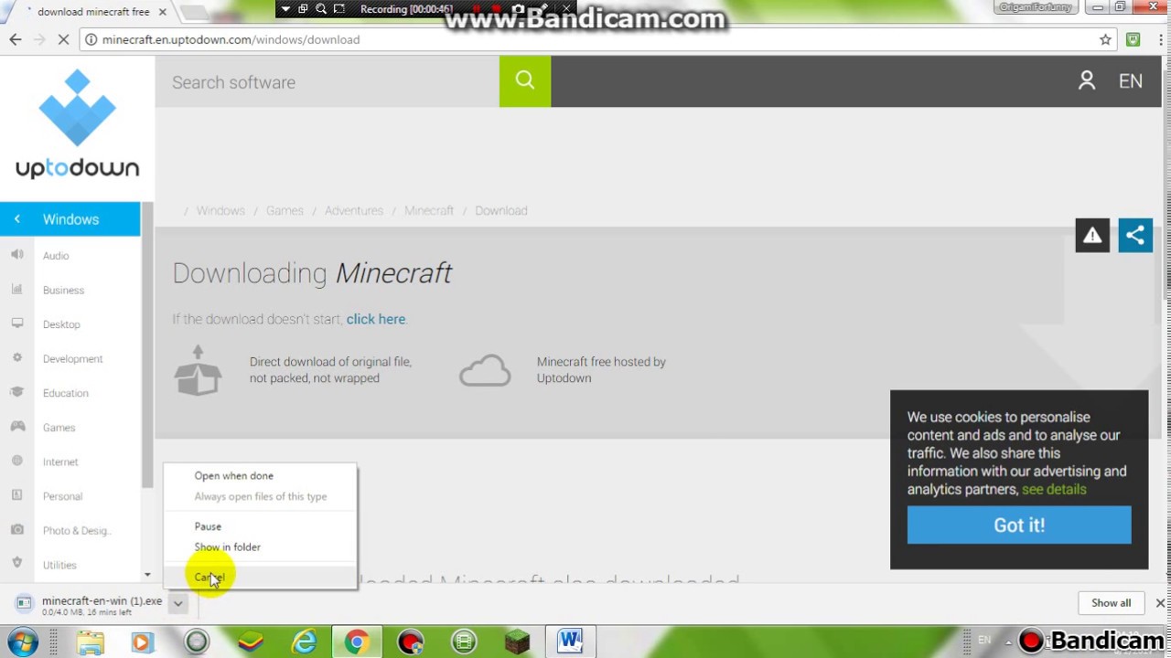 How To Download Minecraft Demo Game Windows 7 8 Youtube