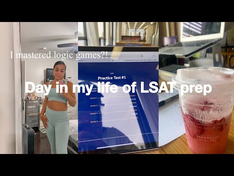 A Day in My Life of LSAT Prep : reflecting on progress,  mastering logic games??