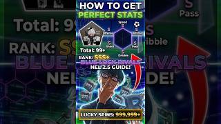 Best Method to Get Perfect Stats in NEL 2.5 in Blue Lock Rivals #bluelock #bluelockrivals #roblox