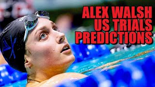 Olympic Medalist Alex Walsh 2024 U.S. Olympic Swimming Trials Predictions