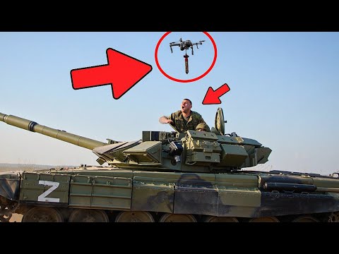 1 SECOND TO... Drone Drops Grenade Into M Russian Tank’s Hatch!