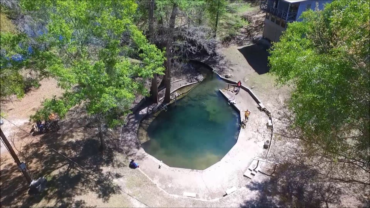 Convict Spring aerial view from Suwannee River Rendezvous RV Resort